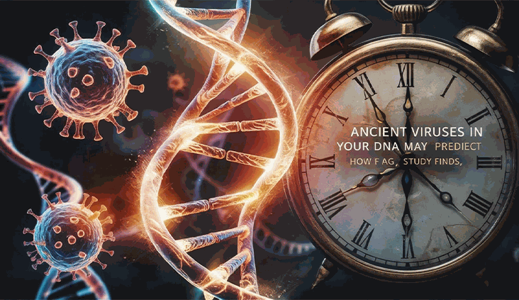 ویروس‌های باستانی DNA؛ کلید پیش‌بینی سرعت پیری؟